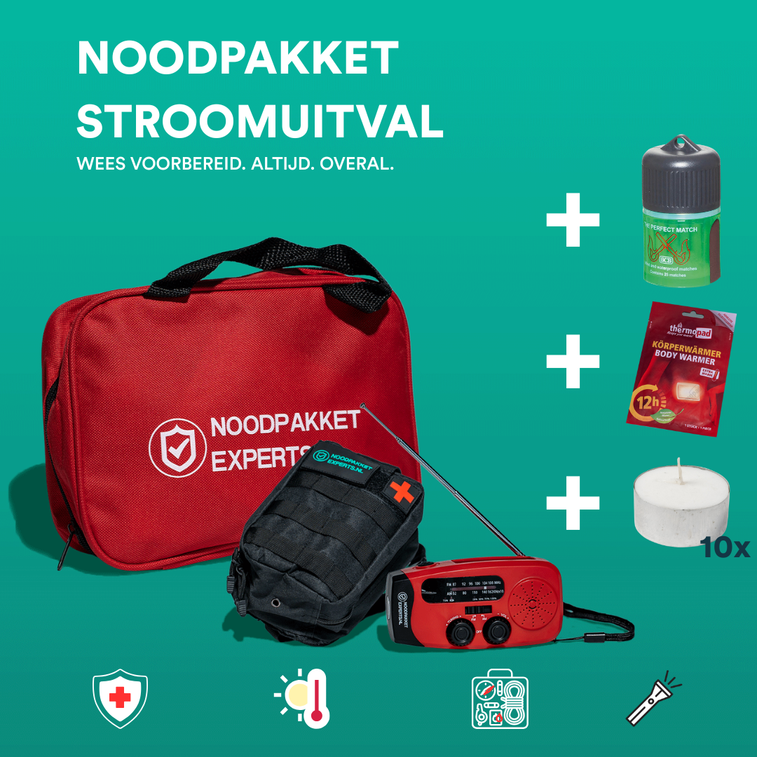 Noodpakket Stroomuitval | 72-uur zelfredzaamheid bij stroomuitval