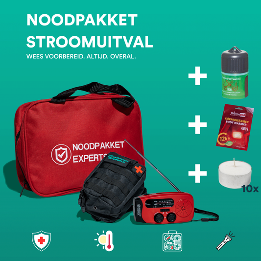Noodpakket Stroomuitval | 72-uur zelfredzaamheid bij stroomuitval