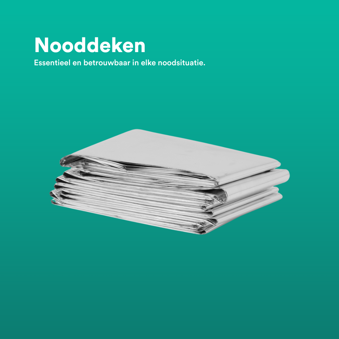 Noodpakket Basis | 3-in-1 EHBO, noodradio & survivalset